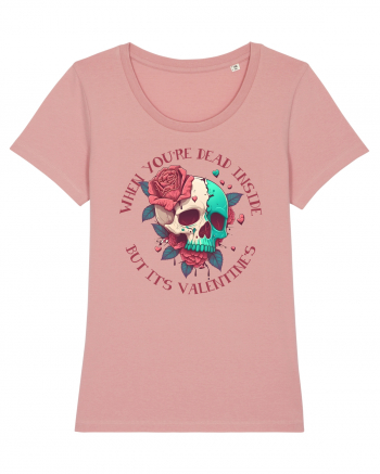 Dead Inside But It's Valentine Skull Canyon Pink