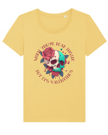 Dead Inside But It's Valentine Skull Jojoba