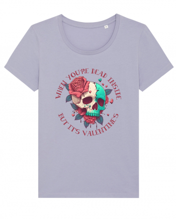 Dead Inside But It's Valentine Skull Lavender