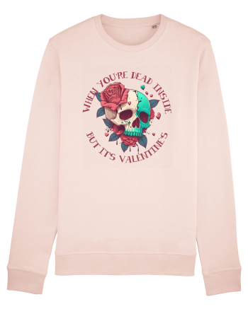 Dead Inside But It's Valentine Skull Candy Pink