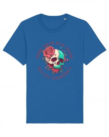 Dead Inside But It's Valentine Skull Royal Blue