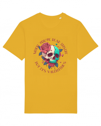 Dead Inside But It's Valentine Skull Spectra Yellow