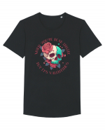 Dead Inside But It's Valentine Skull Tricou mânecă scurtă guler larg Bărbat Skater