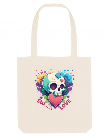 Ew Love Heart Valentine Skull Natural