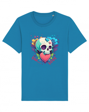 Ew Love Heart Valentine Skull Azur