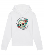 Funny Thinking Skeleton Valentine Skull Hanorac Unisex Drummer