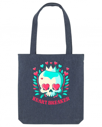 Heart Breaker Skull Valentine Midnight Blue