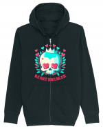 Heart Breaker Skull Valentine Hanorac cu fermoar Unisex Connector