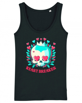 Heart Breaker Skull Valentine Black