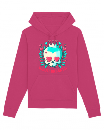 Heart Breaker Skull Valentine Raspberry