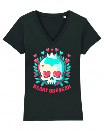 Heart Breaker Skull Valentine Black