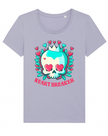 Heart Breaker Skull Valentine Lavender