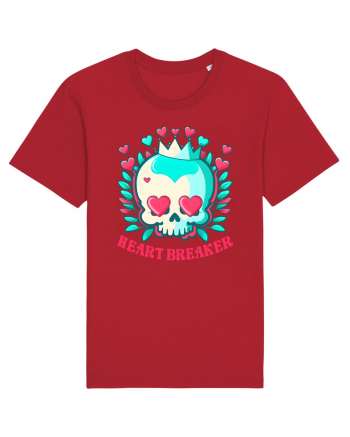 Heart Breaker Skull Valentine Red