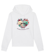 Heart Happy Valentine's Day Skull Hanorac Unisex Drummer