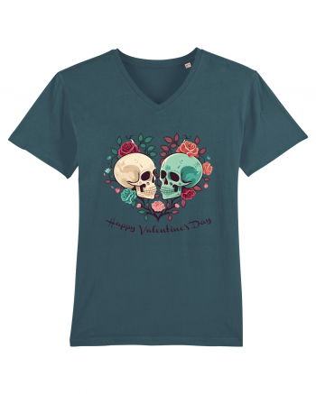 Heart Happy Valentine's Day Skull Stargazer