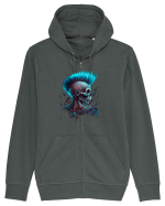 Skeleton Style Hanorac cu fermoar Unisex Connector