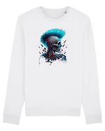 Skeleton Style Bluză mânecă lungă Unisex Rise