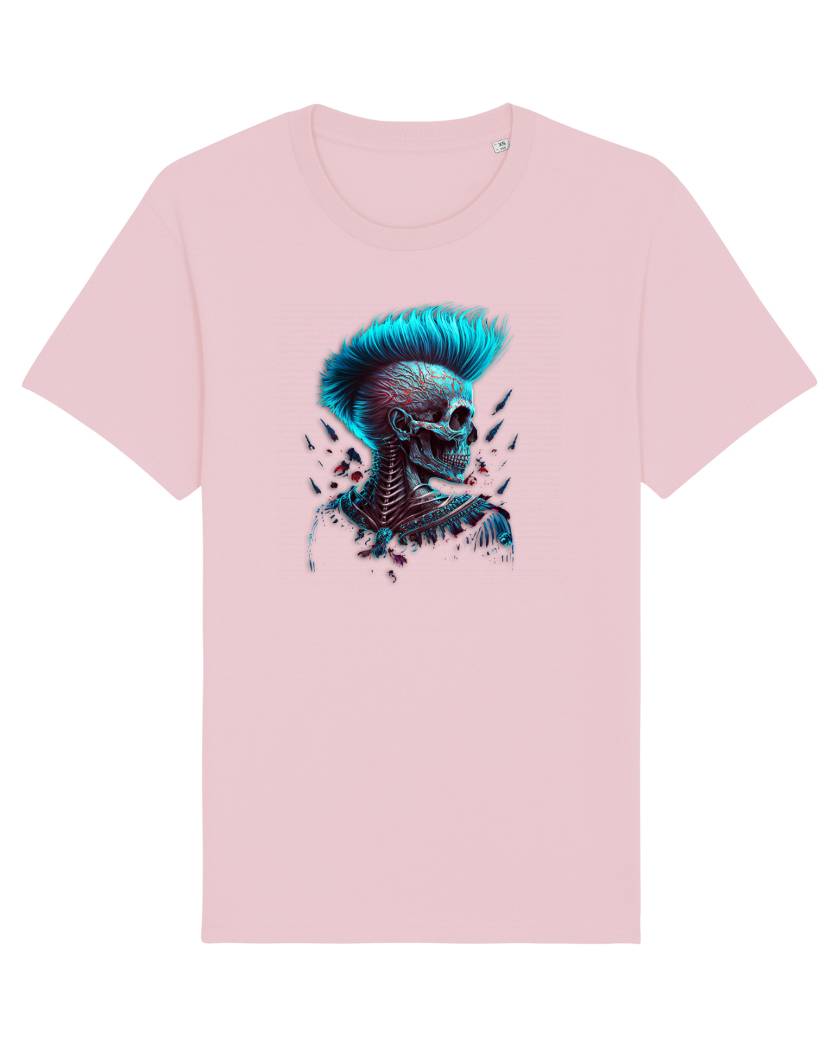 Tricou mânecă scurtă Unisex Rocker Cotton Pink