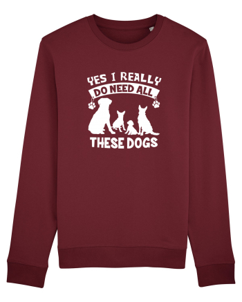 I need all these dogs Burgundy