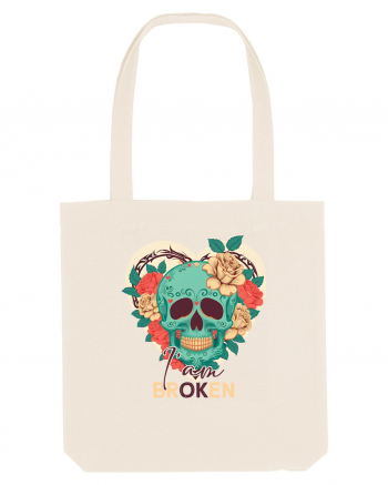 I am Broken Ok Skeleton Valentine Skull Natural