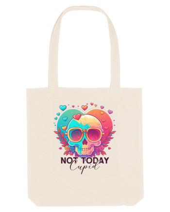 Not Today Cupid Anti Valentine Skull Natural