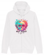 Not Today Cupid Anti Valentine Skull Hanorac cu fermoar Unisex Connector