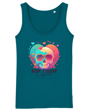 Not Today Cupid Anti Valentine Skull Ocean Depth