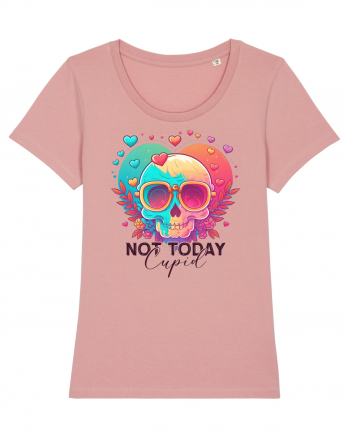Not Today Cupid Anti Valentine Skull Canyon Pink