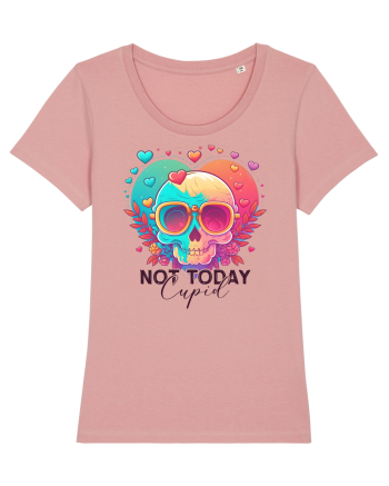 Not Today Cupid Anti Valentine Skull Canyon Pink
