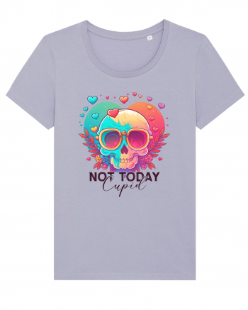 Not Today Cupid Anti Valentine Skull Lavender