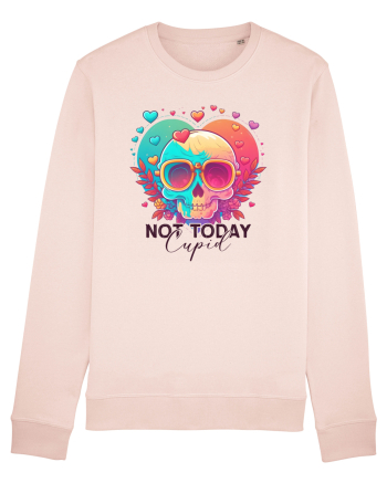 Not Today Cupid Anti Valentine Skull Candy Pink