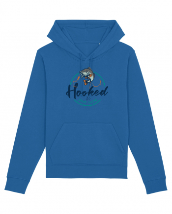 Hooked for life Royal Blue