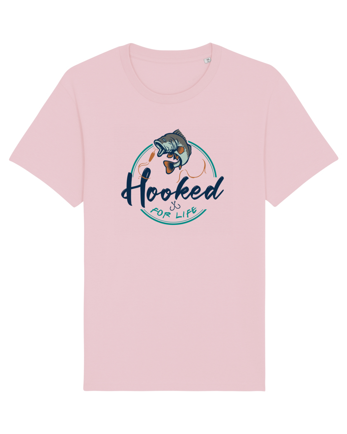 Tricou mânecă scurtă Unisex Rocker Cotton Pink