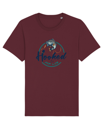 Hooked for life Burgundy