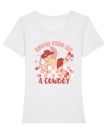 Cupid Find Me A Cowboy White