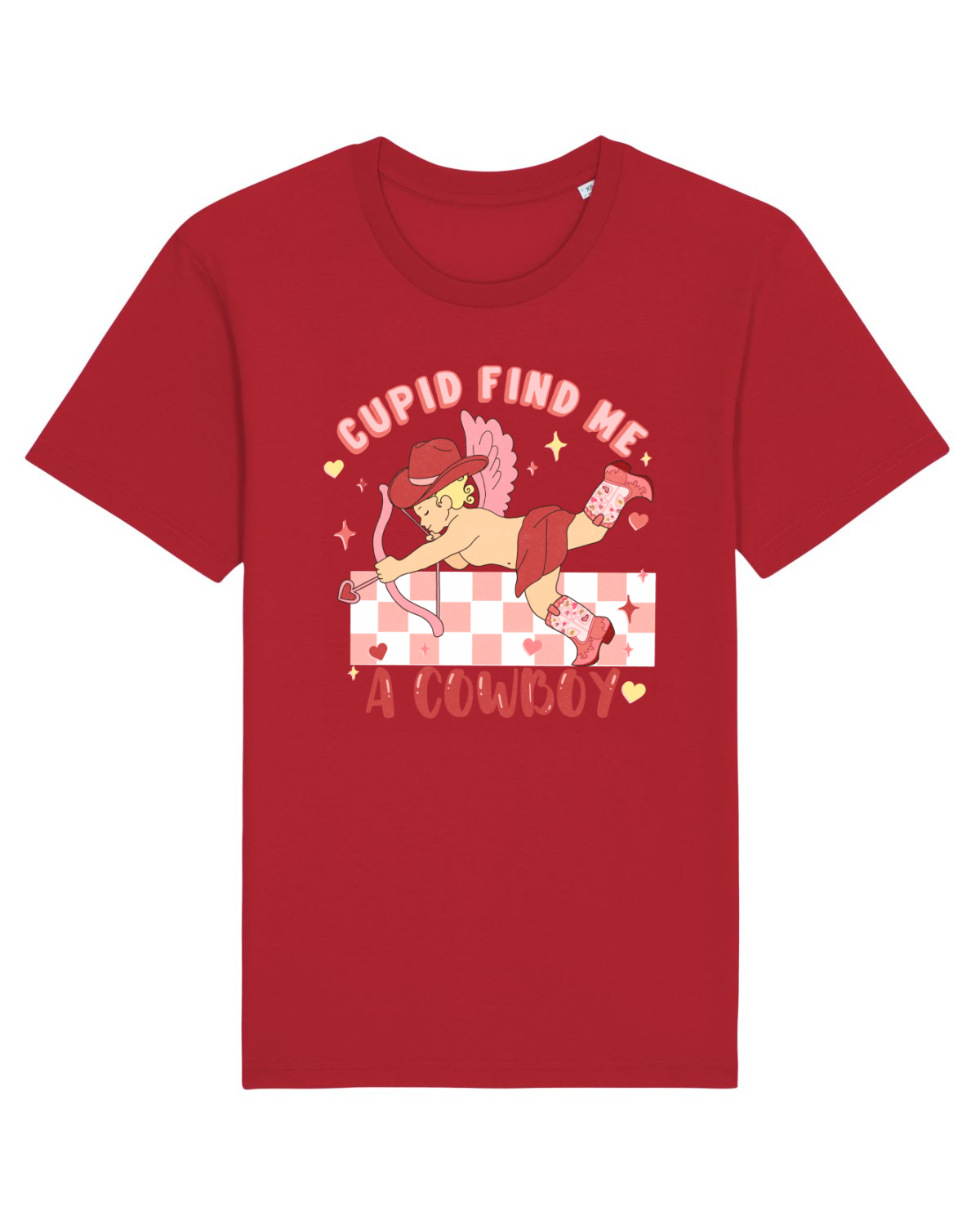 Tricou mânecă scurtă Unisex Rocker Red