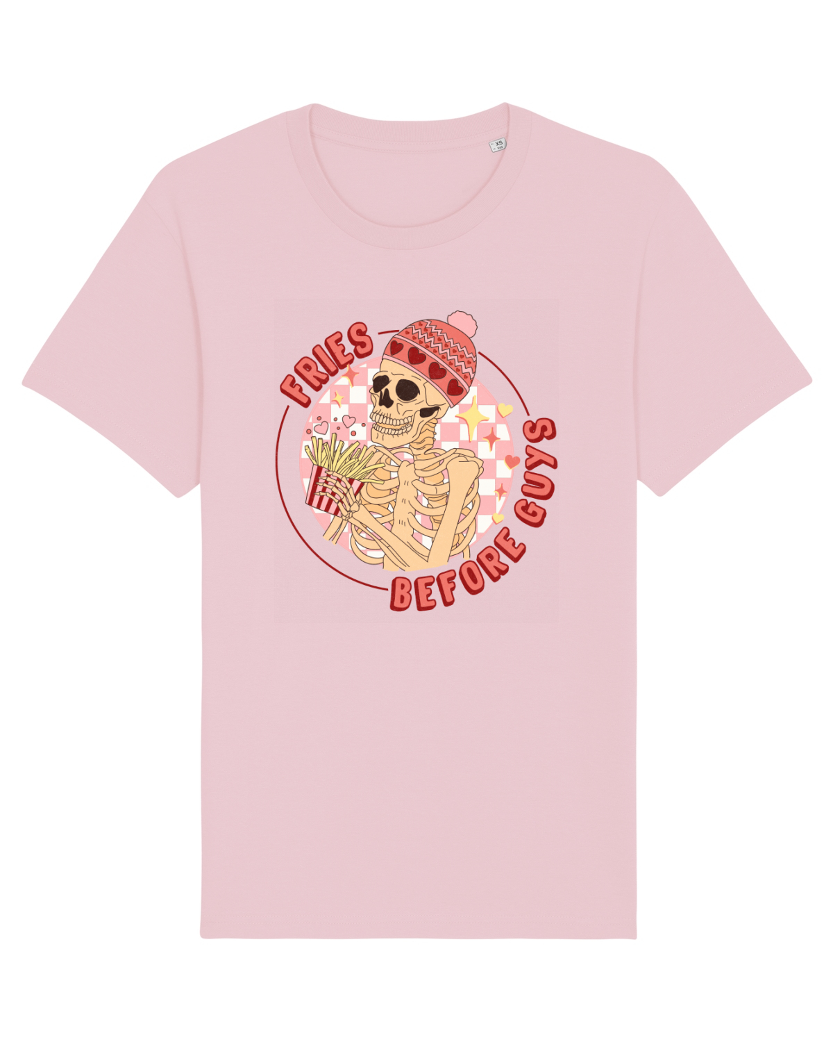 Tricou mânecă scurtă Unisex Rocker Cotton Pink