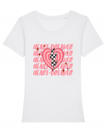 Heart Breaker Tricou mânecă scurtă guler larg fitted Damă Expresser