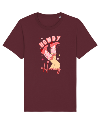 Howdy Honey Burgundy