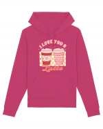 I Love You A Latte Hanorac Unisex Drummer