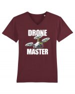 Drone master Tricou mânecă scurtă guler V Bărbat Presenter