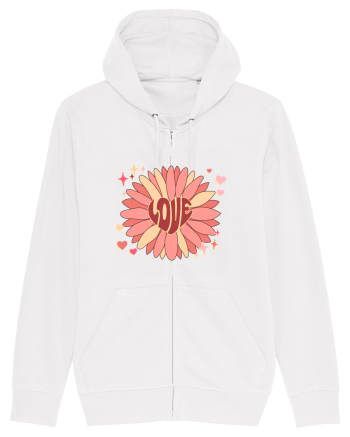 Love Hippie Flower White