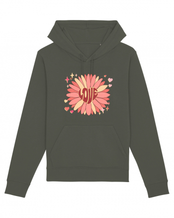 Love Hippie Flower Khaki