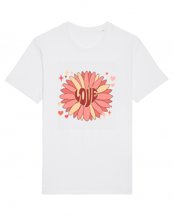 Love Hippie Flower White