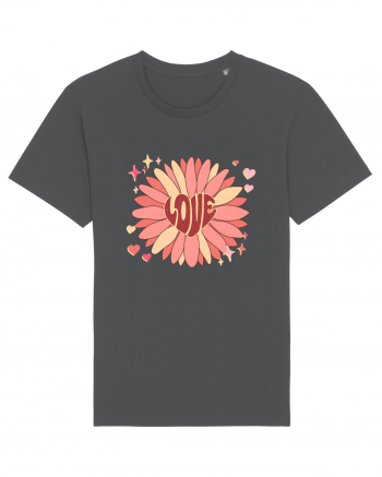 Love Hippie Flower Anthracite