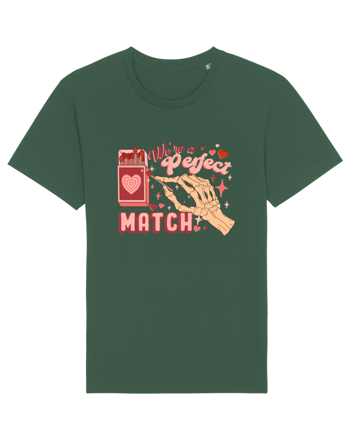 Tricou mânecă scurtă Unisex Rocker Bottle Green