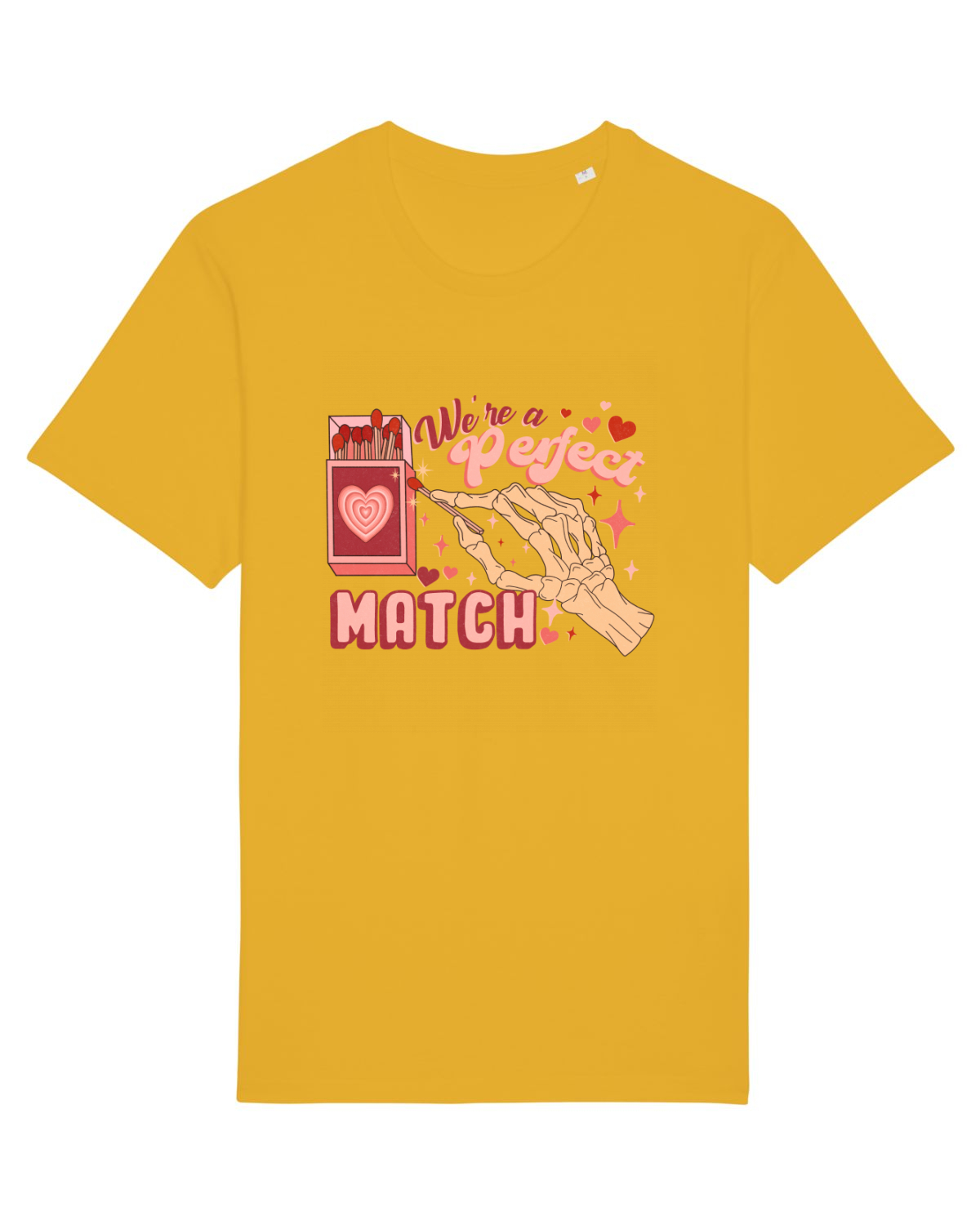 Tricou mânecă scurtă Unisex Rocker Spectra Yellow