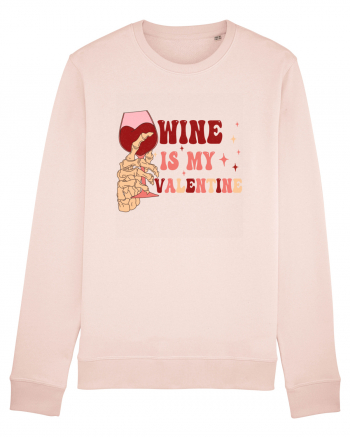 Wine Is My Valentine Candy Pink