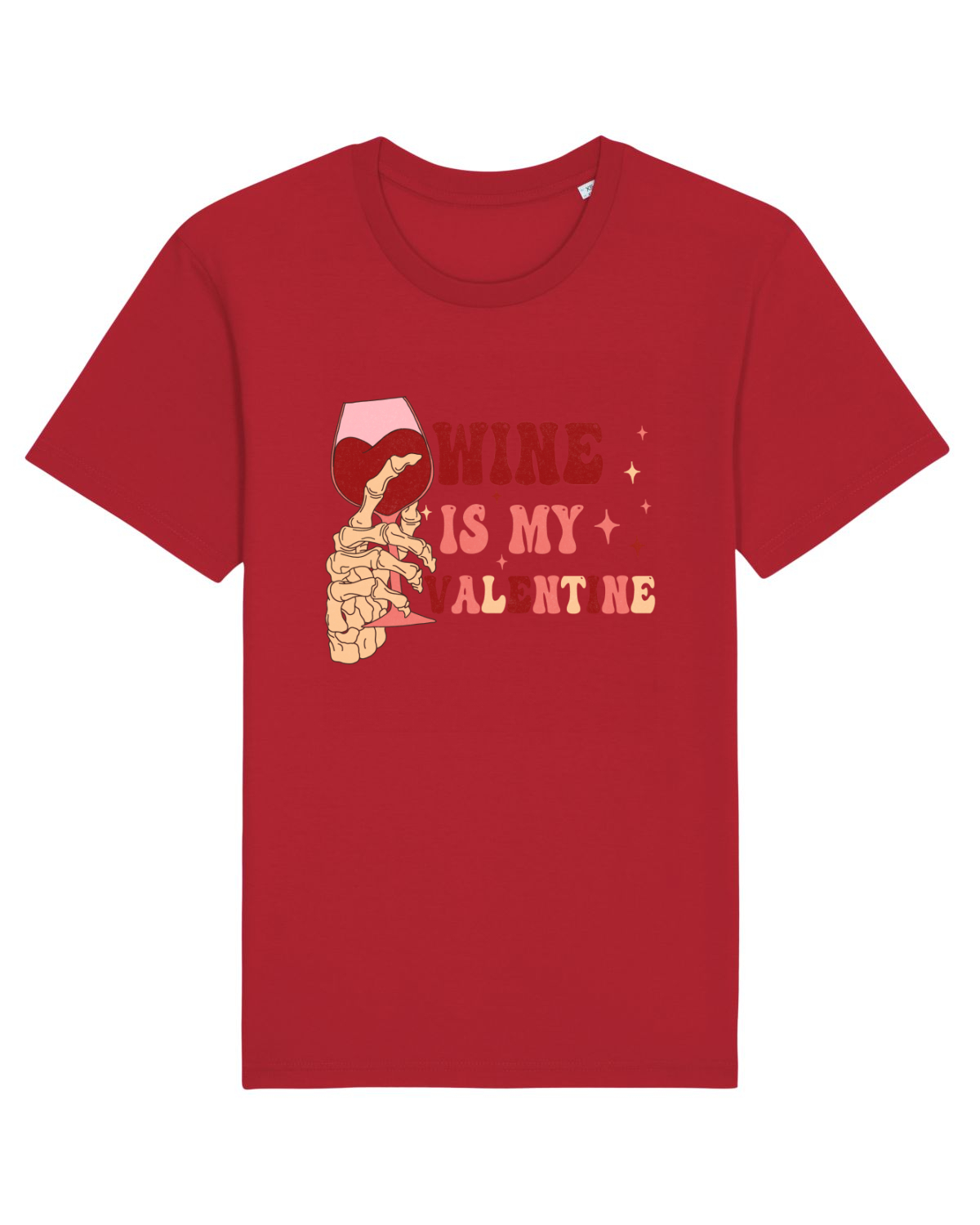 Tricou mânecă scurtă Unisex Rocker Red