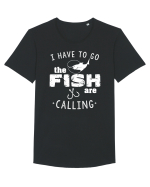 The fish are calling Tricou mânecă scurtă guler larg Bărbat Skater